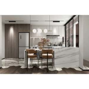 Factory Price Custom Luxury Lacquer <b>Kitchen</b> <b>Cabinets</b> Furniture Designs Modular Modern Island <b>Kitchen</b> <b>Cabinet</b> <b>Pantry</b> Organizer - Product Image 4