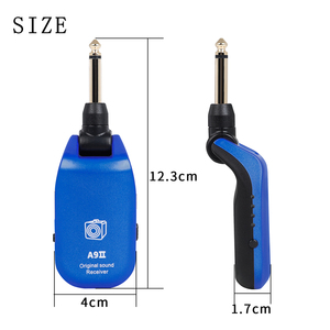 Saxophone <span class=keywords><strong>électrique</strong></span> bleu de haute qualité, amplificateur Audio sans fil, émetteur-récepteur USB Rechargeable 2.4GHz, ensemble 2 pièces en Carton - Product Image 6