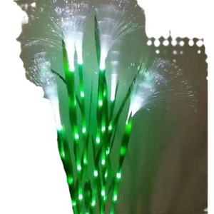 Led Fiber Optic Lights 1.45M Outdoor Waterproof Green Stem With <b>Remote</b> <b>Control</b> <b>For</b> Garden Decoration - Product Image 4