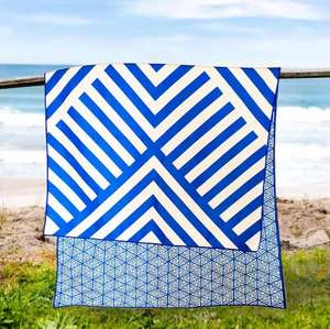 <span class=keywords><strong>Toalla</strong></span> de microfibra de gamuza con estampado de botella de fibra reciclada, ecológica, para viajes a la <span class=keywords><strong>playa</strong></span> y piscina - Product Image 4