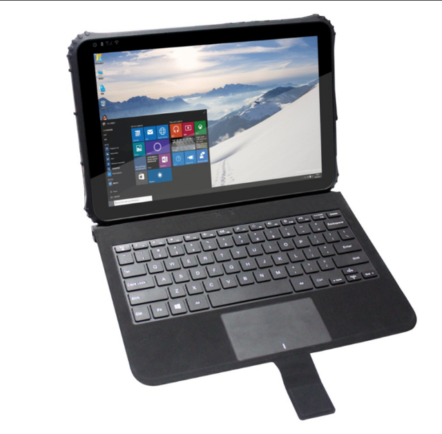 Intel Cherrytrail Z8350 12.2 Inch Rugged Tablet Support W-indows 10 / Android 5.1 Standard DB9 IP65