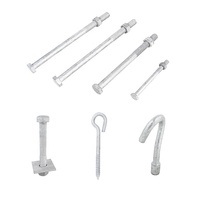 Crochet de fixation en queue de cochon en acier inoxydable galvanisé à chaud, accessoires électriques pour lignes de transmission aériennes, matériel YONGJIU CE