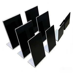 Soporte de Mesa Acrílico NFC Personalizable con Pantalla Táctil a Color y Código QR para Reseñas de <span class=keywords><strong>Google</strong></span>, Menús de Restaurantes y Seguimiento en Redes Sociales - Product Image 4