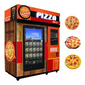 Hamburgers Vending Machine With Elevator In 24hours Pizza Robot Box Fresh Pizza Vending Machines Machine Machineautomated