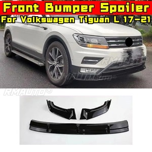 Lèvre de pare-chocs avant de voiture compatible avec Volkswagen Tiguan L 2017-2021, séparateur avant, diffuseur, spoiler, kit carrosserie, accessoires automobiles - Product Image 4