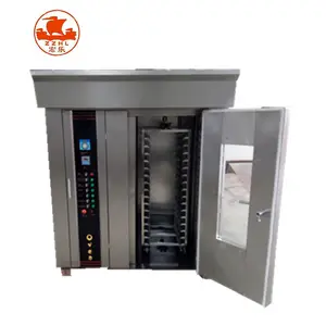 16 Trays Brood Bakken Bakkerij Croissants Oven Industriële Convectie Broodrooster Gas Ovens