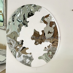 Elegante Arte Geometrica Moderna da Parete Decorazione Artigianale Specchio Artistico per Interni <span class=keywords><strong>Casa</strong></span> <span class=keywords><strong>e</strong></span> Hotel - Product Image 6