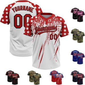 Camiseta de Softbol Personalizada con Dos Botones, Uniforme de Béisbol Personalizado para Equipo, Unisex, Adulto, Absorbe la Humedad, para Todas las Temporadas - Product Image 1