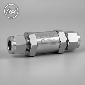 Válvula de Retención Accutek de 1/4 Pulgada, Acero Inoxidable 316, Alta Presión, para Agua, Aire y Aceite - Product Image 2