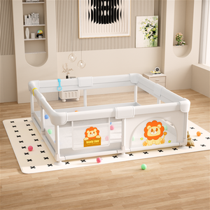 <span class=keywords><strong>Playpen</strong></span> pieghevole per bambini con cancello di sicurezza rimovibile per giochi interni per neonati - Product Image 2