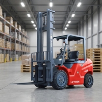 Pabrik Manufaktur Ban, Penanganan Kargo, Stabilitas Empat Roda, Forklift Listrik Liftron CPD35 3500kg