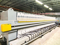 Presse à plaques et à cadres automatique, filtre hydraulique industriel pour boues d'épuration, séparateur solide-liquide