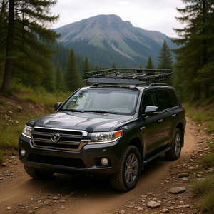 Portaequipajes Universal 4.1 para Techo de Coche, SUV o Camioneta, de Acero Aleado Antioxidante, con Dos Canastas de Carga de 35.4 x 39.4 - Product Image 2