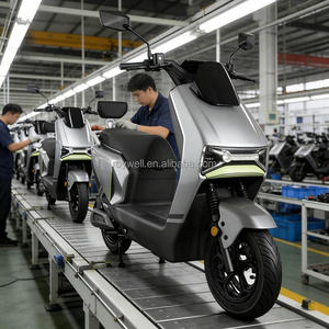 Moto électrique puissante CKD 76V 1000W, deux places, scooter électrique, moto - Product Image 4