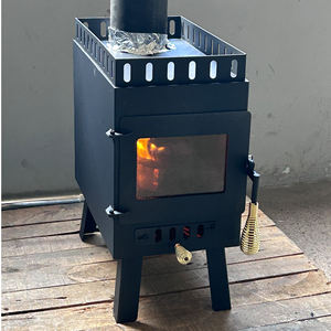 Petit poêle à <span class=keywords><strong>bois</strong></span> pour sauna RS01 avec une lèvre de 2 "autour du dessus du poêle pour contenir des roches chaudes Poêle à <span class=keywords><strong>bois</strong></span> pour tente de sauna de 36/50 pieds carrés - Product Image 3