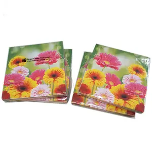 Beautiful Printing Paper Napkins With Decorative Images