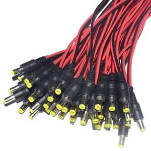 10 pcs/Lot 2.1x5.5mm mâle femelle <span class=keywords><strong>prise</strong></span> 12V Dc alimentation Pigtail câble <span class=keywords><strong>Jack</strong></span> pour Cctv caméra connecteur queue Extension 12V DC fil - Product Image 4