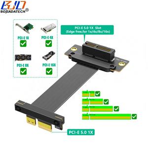 Venda Direta de Fábrica Novo Adaptador de Slot PCI-E 5.0 1X para PCIe X1 Cabo de Extensão 16Gbps 0.1M 10CM - Product Image 1