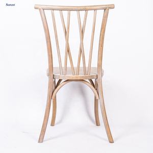Sedia impilabile in stile antico con schienale a croce <span class=keywords><strong>Botanica</strong></span> per matrimoni, ristoranti, feste ed eventi - Product Image 5