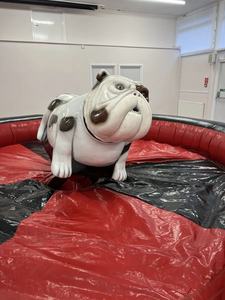 Şişme RODEO BULL köpek sürme oyunu, mekanik boğa köpek zorlukları, şişme boğa sürme makinesi Rodeo artı Bulldog sürmek - Product Image 5