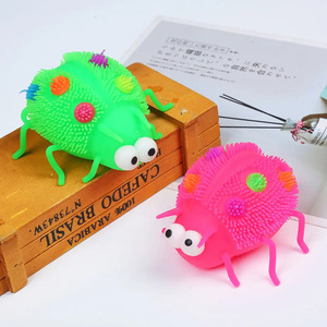 Juguetes Antiestrés de TPR con Forma de Mariquita de Siete Puntas, Coloridos, para Niños, Venta al Por Mayor - Product Image 2