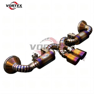 Escape Catback Valvetronic de Titanio Grado 5 Vortex - Alto Rendimiento para Porsche 992 GT3 4.0 2022-2025 - Product Image 4