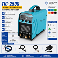 Soudeuse TIG à Inverter DC TIG-250S 230V, Machine à Souder à l'Arc Double Fonction TIG MMA 180A
