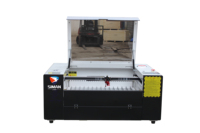 7050 SM-Pro bureau CO2 Laser gravure Machine de découpe nouveau refroidisseur d'eau intégré verre acrylique pierre cuir bois MDF LAS DST
