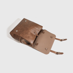 Casual Business Woman's <b>Large</b> Capacity <b>Leather</b> Rucksack Vintage Handheld Travel <b>Backpack</b> Tanjing - Product Image 5