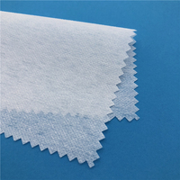 Adhésif thermocollant Polyester Fusible Entoilage Vêtement Tissus de fusion non tissés Fer sur Interfaçage
