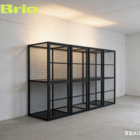 BRIO - Armoire de rangement pour outils à double charnière avec plan de travail CAD gratuit - Protection professionnelle des équipements pour atelier industriel