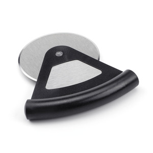 Coupe-pizza triangulaire en acier inoxydable, rouleau noir antidérapant pour la cuisson, outils de cuisine HX 137P35 - Product Image 4