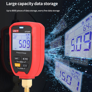 Kit de manomètres sans fil UNI-T UT336P -1 à 60 bars avec application Bluetooth et pince thermométrique UT-T19 pour CVC L45 - Product Image 5