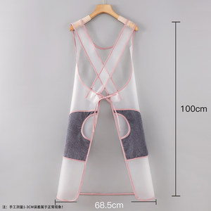 Tablier transparent en TPU avec logo personnalisé pour la cuisine, les tâches ménagères, vêtements de travail imperméables et résistants à l'huile - sur mesure - Product Image 4