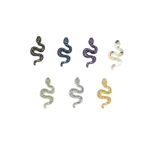 Paso Sico Meilleures ventes Breloques pour nail art DIY en résine, petites, colorées, brillantes, en forme de serpent, style punk, pour <span class=keywords><strong>Halloween</strong></span>, pour la conception de <span class=keywords><strong>manucure</strong></span> féminine - Product Image 6