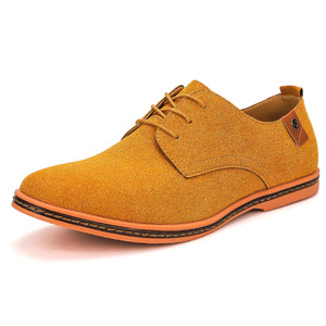 Abito da <span class=keywords><strong>uomo</strong></span> Derby uniforme Oxford <span class=keywords><strong>scarpe</strong></span> basse con lacci in microfibra pelle scamosciata formale punta rotonda da lavoro traspirante - Product Image 5