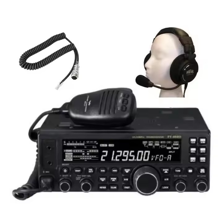 YAESU FT-450D,UHF VHF Walkie Talkie 100W Dual-Band Digital