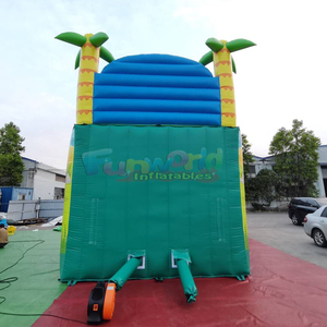 Castillo inflable comercial para niños con tobogán, zona de juegos inflable con animales de la selva, castillo hinchable con resbaladilla. - Product Image 4