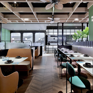 <span class=keywords><strong>Los</strong></span> Angeles Restaurant Bank Coffeeshop Tafel En Stoel Set Foshan Commercieel Restaurant Meubilair Voor Topleveranciers - Product Image 3