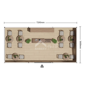 Nhà hàng di động cao cấp dạng container |   Thiết kế quán cà phê kết cấu thép |   Lều ăn uống mô-đun cho khu cắm trại, khu nghỉ dưỡng & công viên - Product Image 6