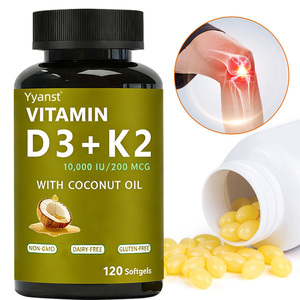 Cápsulas de Gel Suave Multivitamínicas para Adultos OEM/ODM con Vitamina D3+K2 y Aceite de Coco para la Salud Ósea y el Apoyo Inmunológico, 120 Cápsulas/Botella - Product Image 4