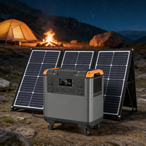 Silent Fuel-Free <b>Solar</b> <b>Generator</b> 3000W 5376Wh Green Renewable Energy Power Station for Home Outdoor Commercial Use T50 As a - Product Image 1