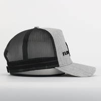 Gorra de malla de 5 paneles de alta calidad para hombre, Logo bordado personalizado, gorra de camionero clásica para deportes al aire libre, lona de algodón 100%