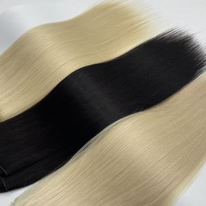 Extensiones de Cabello Humano Virgen Ruso Starose, Liso Natural, Super Doble Trama, Invisible, Teñido, Sin Costuras, Delgado - Product Image 6