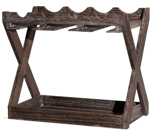 High Quality Rustic Grey Wood <strong>Wall</strong> Mounted <strong>Wine</strong> <strong>Rack</strong> with Chalkboard for Displaying Your <strong>Wine</strong> Glass Bottles - Product Image 1