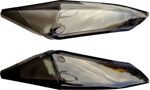 Ajlight SYM jetsl ฝาครอบหลอดไฟพลาสติกสีดำรมควันอะไหล่อุปกรณ์เสริมรถจักรยานยนต์ SKJETSLSB-LH สำหรับการติดตั้ง/อัพเกรด - Product Image 2