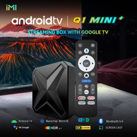 Nuevo Smart Box Q1mini+ Rockchip 3518 WIFI6 2GB 16GB 4K ATV y Interfaz de Usuario Dual Dinámica Actualización Automática OTA Tv Box