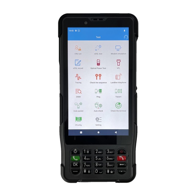 Telecom test PDA for FTTX / 35B VDSL mobile+PC+Telecom test meter android ST327 V5 copper line tester multi-meter DMM