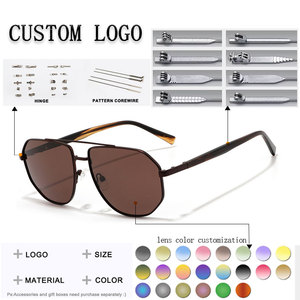 Gafas de Sol de Piloto con Marco Dorado y Lentes Polarizadas Verdes, 100% Protección UV, Unisex, para Adultos, Uso en Exteriores - Product Image 2