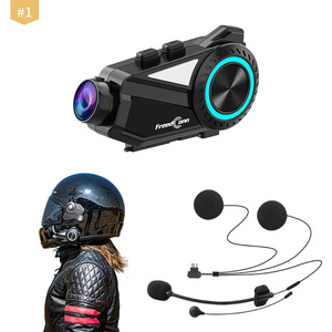 Freedconn R3 FM Music Share กันน้ำ 5.0 WiFi แอปบันทึกวิดีโอ 2K 140 องศา มุมกว้าง กล้องติดหมวกกันน็อคมอเตอร์ไซค์ ชุดหูฟัง - Product Image 6